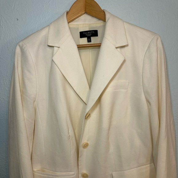 Talbots Ivory Women's Blazer - Picture 1 of 8